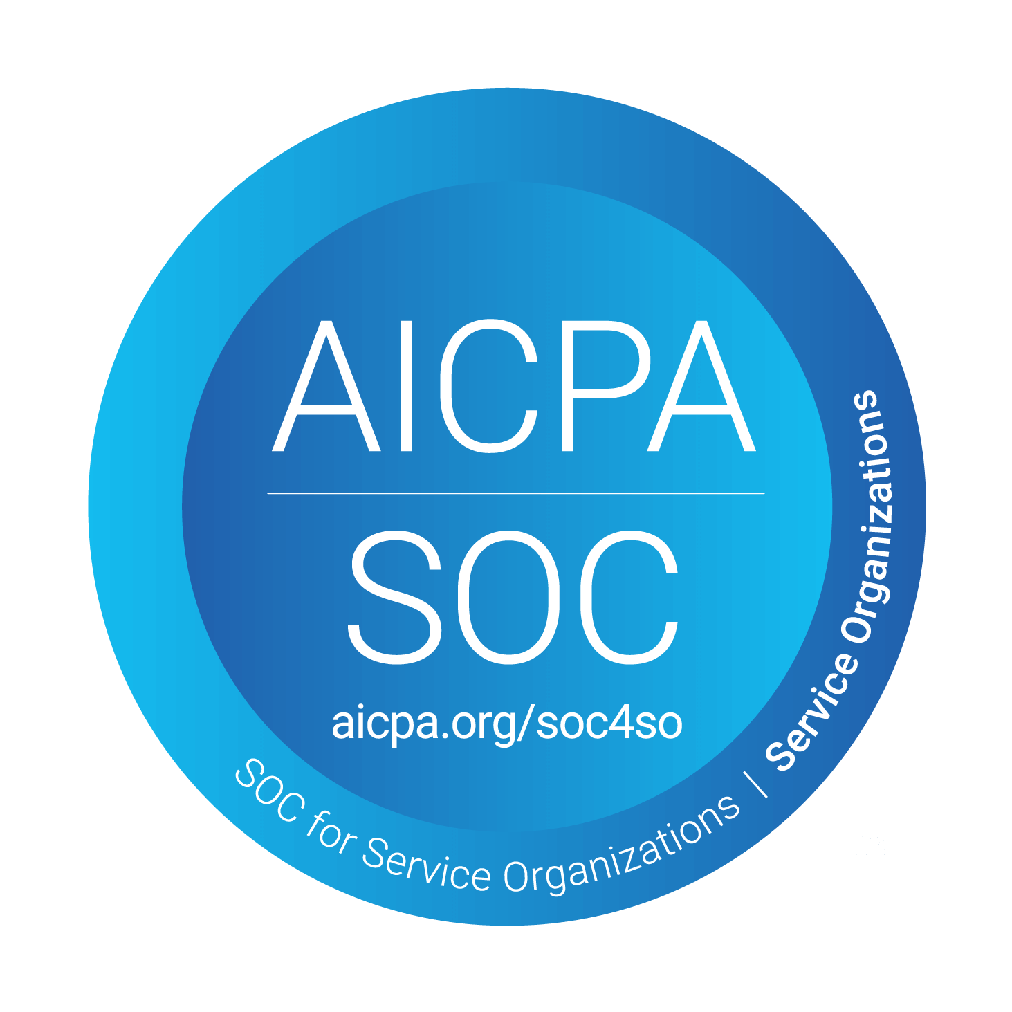 AICPA SOC for Service Organizations badge
